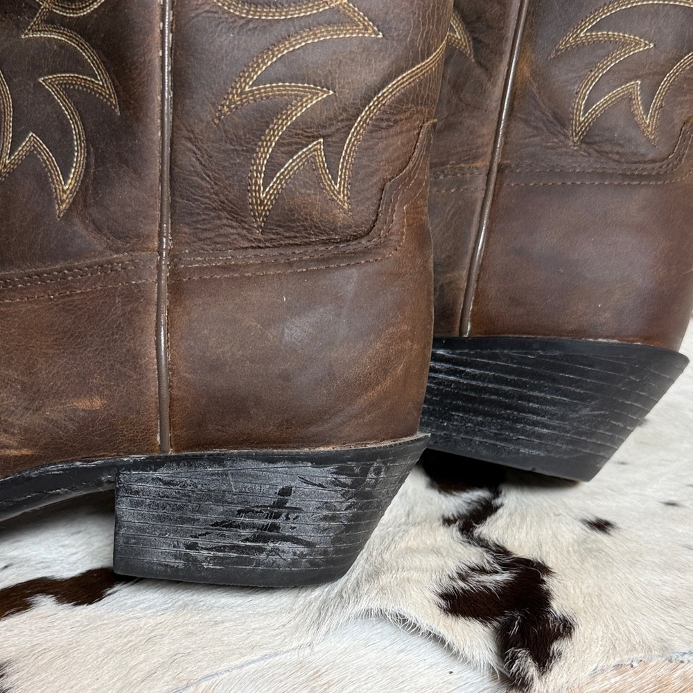 Ariat Heritage‎ Leather Round Toe Western Boots Size 8.5 T1 - Picture 9 of 9